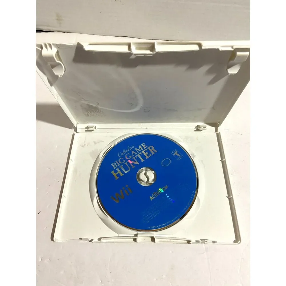 Cabelas BigGame Hunter Wii w/ CASE!